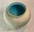 Mid-Century Modern Vintage 1986 Haeger Pottery Vase: Textured Off-White With Hidden Turquoise Glaze For Sale - Image 3 of 11