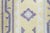 Doris Leslie Blau Vintage Dhurrie Pale Sand With Lavender Flatweave Cotton Rug For Sale - Image 9 of 11