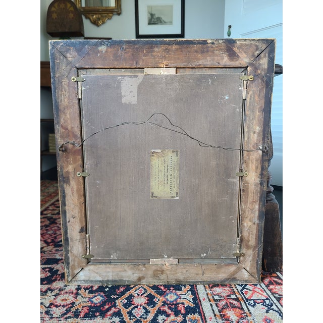 Hermann Heinrich Becker Antique 19th Century Oil Painting Portrait of a Family For Sale - Image 12 of 15