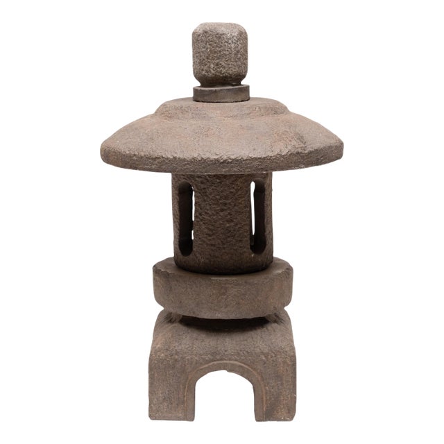 Petite Chinese Stone Table Lantern For Sale