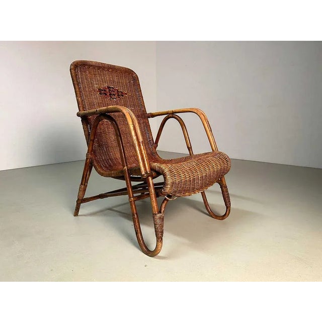 Rattan Lounge Chair by Erich Dieckmann, 1930s For Sale - Image 13 of 13