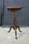 Late 19th Century Antique Georgian Style Round Mahogany Tripod Base Candle Stand Wine Side Table For Sale - Image 5 of 18