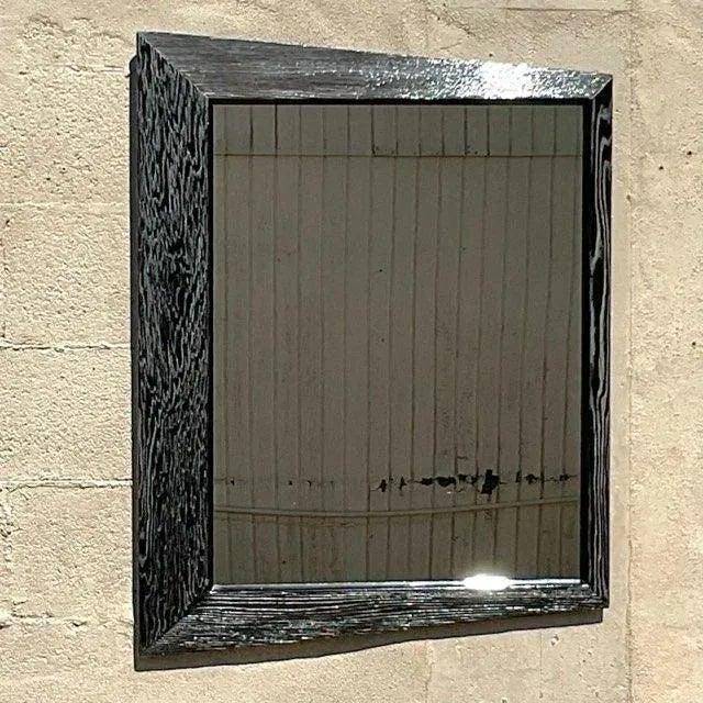 Vintage PostModern Cerused Bow Tie Mirrors - Set of 2 For Sale - Image 14 of 14
