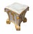 Neoclassical Vintage Italian Majolica Pottery Neoclassical Style Garden Seat For Sale - Image 3 of 6