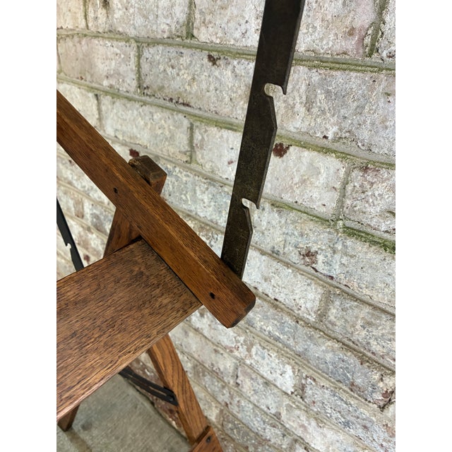 Vintage Wooden Adjustable Writing Table For Sale - Image 17 of 17