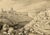 Isabella Foster, Siloam, Temple Mount & Kidron Valley, Jerusalem, 1852, Graphite Drawing For Sale