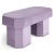 Viva purple bench by houtique dimensions: d 100 x w 45 x h 48 cm materials: velvet, upholstery, wood also available in...