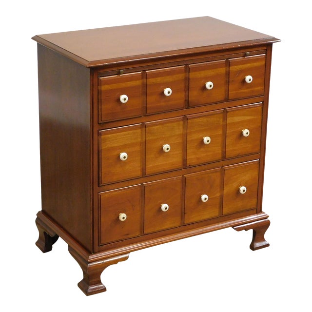 Permacraft Vintage Cherry Apothecary Style Chest Of Drawers Chairish