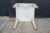 Late 20th Century Hollywood Regency Style Cream Painted Square Bunching Table 22" For Sale - Image 15 of 17