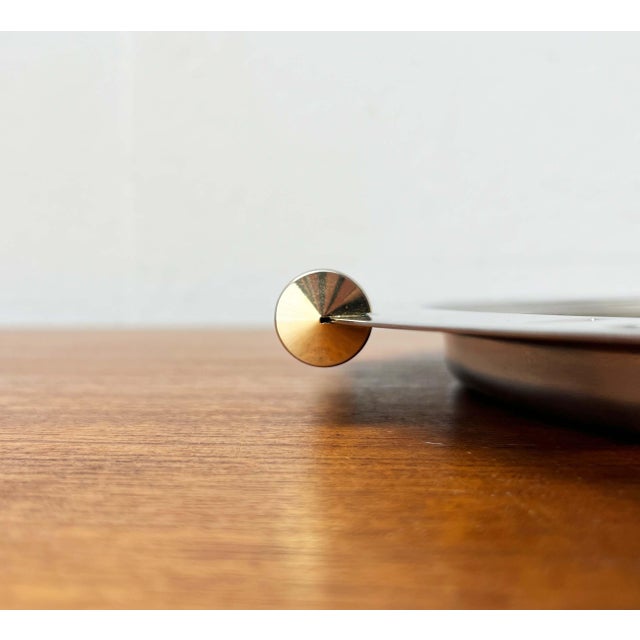 Postmodern Metal Tray from Inoxbeck, Italy, 1980s For Sale - Image 5 of 18