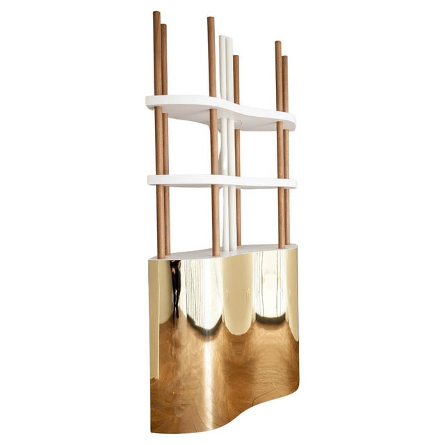 Riflesso Oak Bookshelf by Baka Studio For Sale - Image 11 of 11