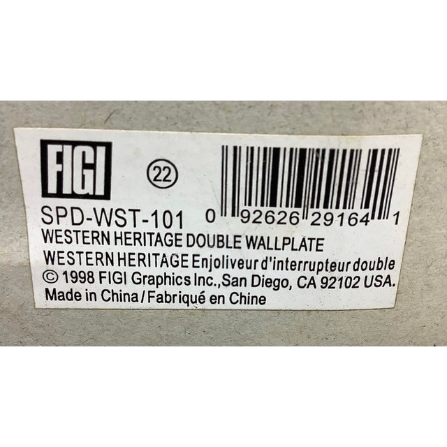 Ceramic Vintage Equestrian Hand Painted Ceramic Switch Plate Cover For Sale - Image 7 of 11