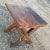 Reclaimed Teak Wood End Table From Antique Vessel For Sale In Denver - Image 6 of 13