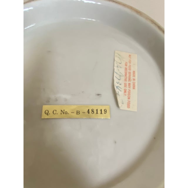 1980s Chinoiserie Porcelain Cachepot With Peacocks For Sale - Image 12 of 12