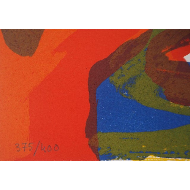 Bengt Lindström, Blue Face, Original Lithograph For Sale - Image 5 of 7