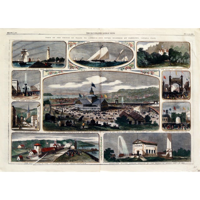 1860 English Newspaper - the Illustrated London News, Nov 17 1860 (Recto-Verso, Coloured) For Sale - Image 10 of 10