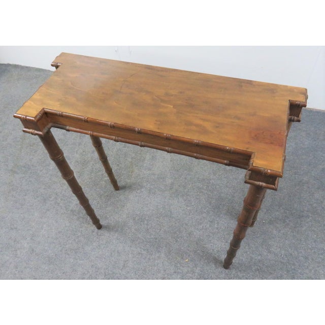Florentia Italian Faux Bamboo Console Table | Chairish (640 x 640 Pixel)