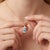 Capture the essence of serene elegance with this exquisite gemstone pendant, beautifully. Designed for the modern woman...