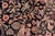 Textile Floral Gulshan Pak-Persian Black/Black Wool Rug - 9'2'' X 12'1'' For Sale - Image 7 of 8