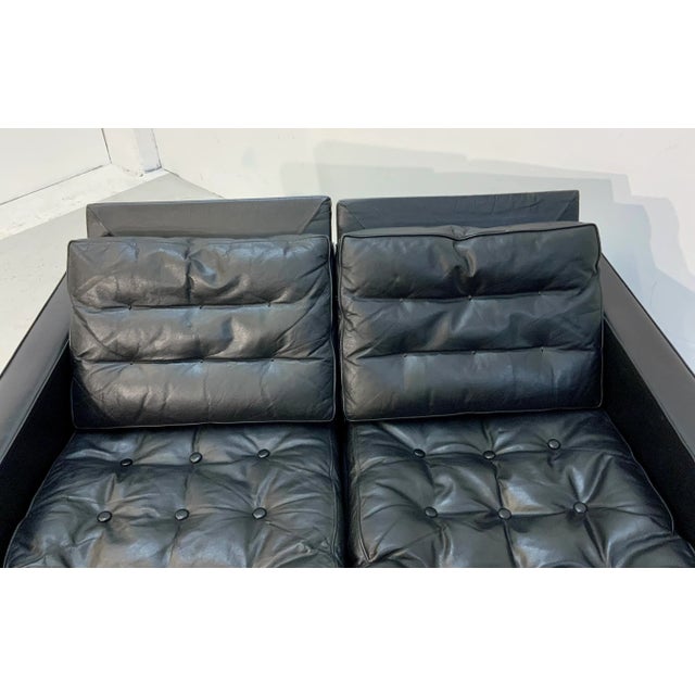 Metal Vintage Leather DA-3A New Yorker 2-Seat Recliner Sofa from de Sede, 1970s For Sale - Image 7 of 18