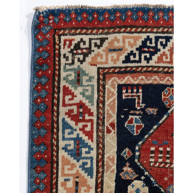 1900 - 1909 Antique Oriental Animal Design Runner Rug 3'4 X 8'5 For Sale - Image 5 of 17