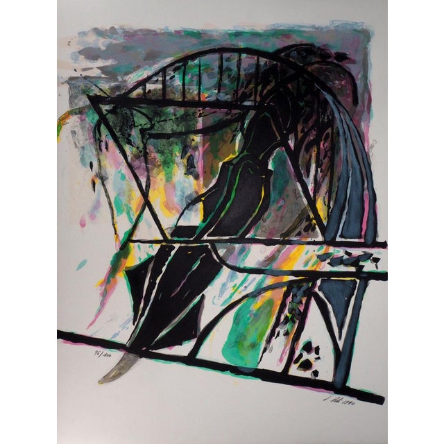 Jacques Poli, Cohérence abstraite, Lithograph For Sale - Image 10 of 10