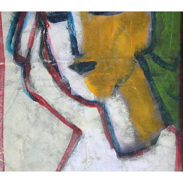 1980s Hidden Portraits V, 1980s, Acrylic on Canvas, Framed For Sale - Image 5 of 10