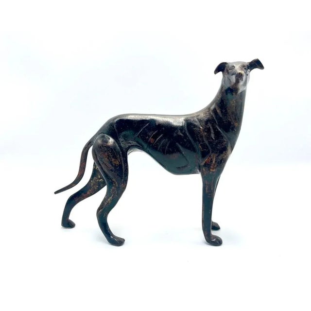 Vintage Whippet Cast Iron Figure, 1960s For Sale - Image 11 of 11