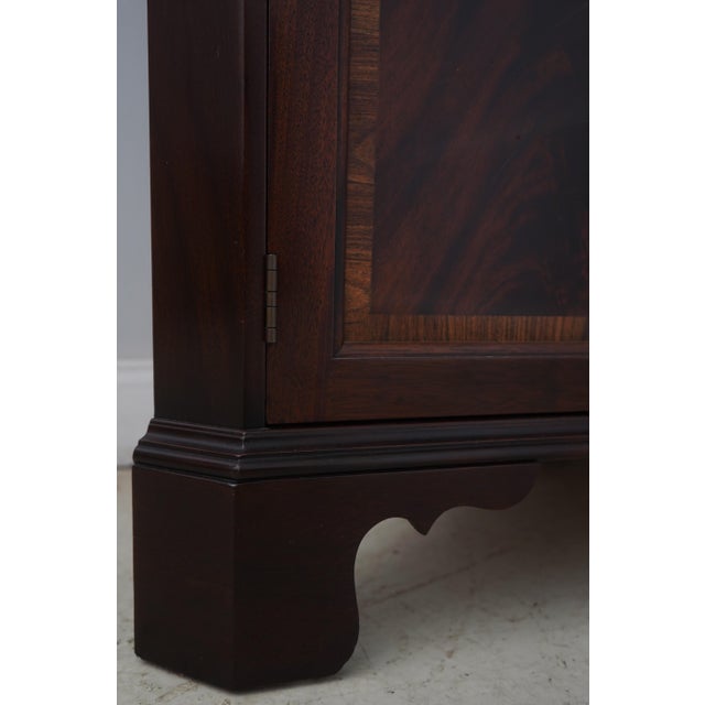 Stickley Mahogany Corner China Display Cabinet For Sale In Philadelphia - Image 6 of 12