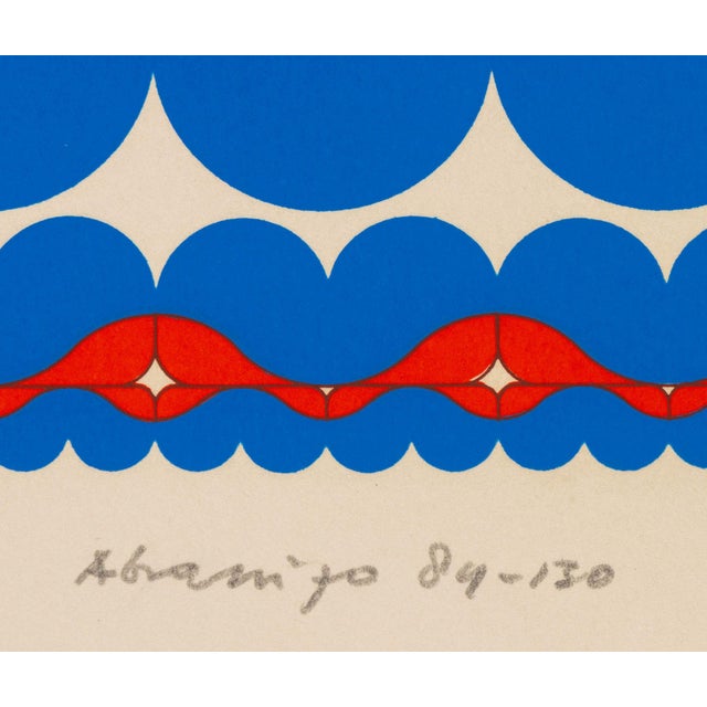 Paper Ronald Abram Infinitesimale Constantes, Silkscreen in Colors, 1970 For Sale - Image 7 of 9