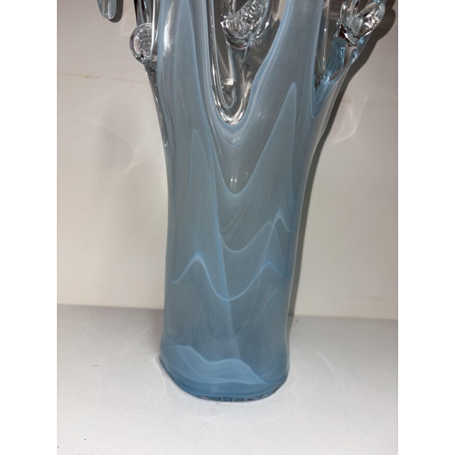 1970s Vintage Murano Glass Vase, 1970 For Sale - Image 5 of 8