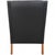 2204 Wing Chair in Black Leather by Børge Mogensen, 2020 For Sale - Image 10 of 16