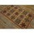 Beige 1960s Beige Vintage Geometric Initals Em 63 American Folk Art Hooked Wool Rug For Sale - Image 8 of 9