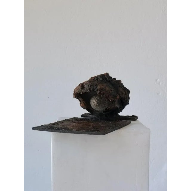 Brutalist Ceramic Wall Sconce by Jouko Kytömaa, 1970s For Sale - Image 6 of 13