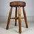 Antique Oak Upholstered Stool, 1800s For Sale - Image 9 of 11