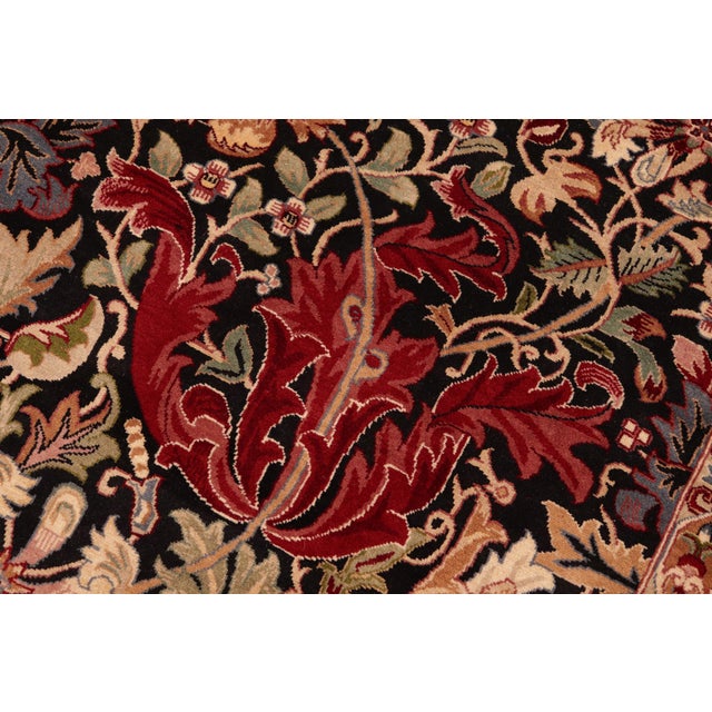 Art Nouveau 1990's William Morris Hand Knotted Wool Rug For Sale - Image 4 of 9