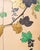 Metal Japanese Harimaze Six Panel Screen Applied Edo Tanzaku Poems For Sale - Image 7 of 18
