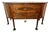 19th Century Sheraton Style Mahogany Bowfront Butler's Sideboard With Secretary Desk, Locks and Keys For Sale