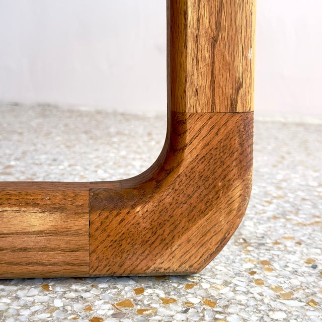 Round Mid-Century Danish Style Warm Wood Dining Table For Sale - Image 12 of 14