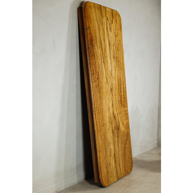 Late 20th Century Large Custom Mango Wood Table Top with Striking Grain Pattern For Sale In New York - Image 6 of 18