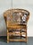 Capture the exotic elegance of the English Regency with this stunning vintage Brighton Pavilion-style chair. Masterfully...