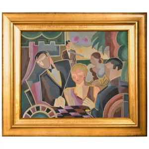 A Contemporary Oil on Canvas, Signed Lower Right