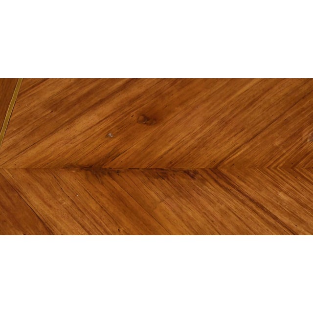 Small Early 20th Century Louis XVI Marquetry Writing Table, 1890s For Sale - Image 9 of 18