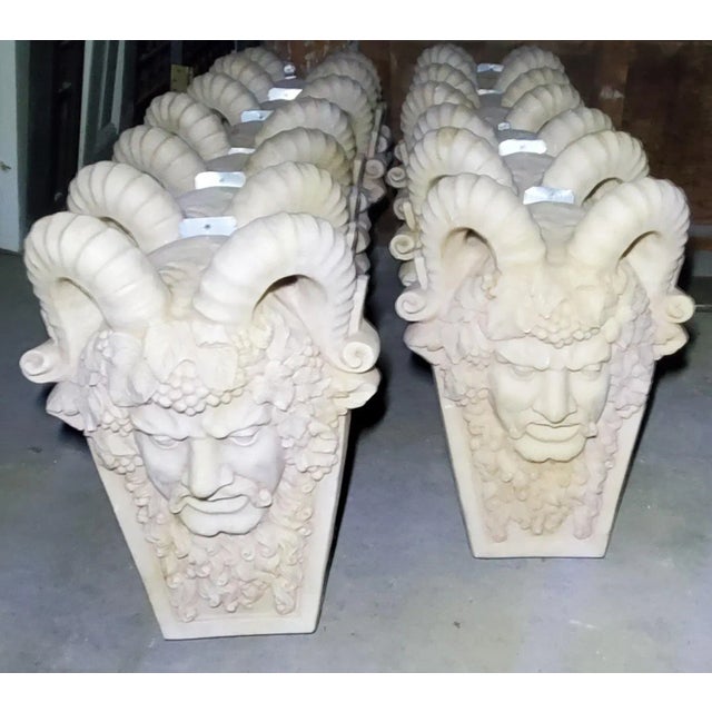 Stone Mythological Harvest Man Vintage Cold Cast Marble Resin For Sale - Image 7 of 10