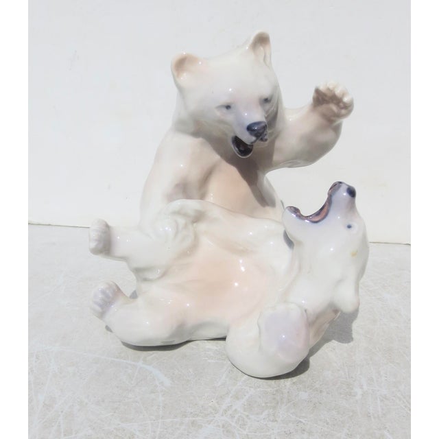Ceramic Royal Copenhagen Porcelain Bear Cubs 60s-70s For Sale - Image 7 of 9