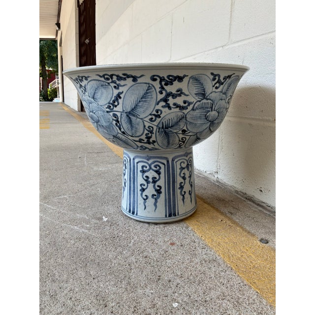 Currey & Co Ming Offering Pedestal Bowl For Sale In Atlanta - Image 6 of 6