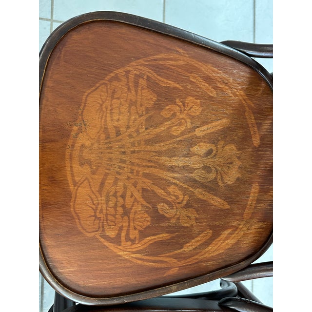 Vintage Parisian Bistro Chairs, 1960s, Set of 4 For Sale - Image 13 of 14