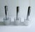 Vintage Glass Pendant Lights from Kalmar, 1970s, Set of 3 For Sale - Image 14 of 16