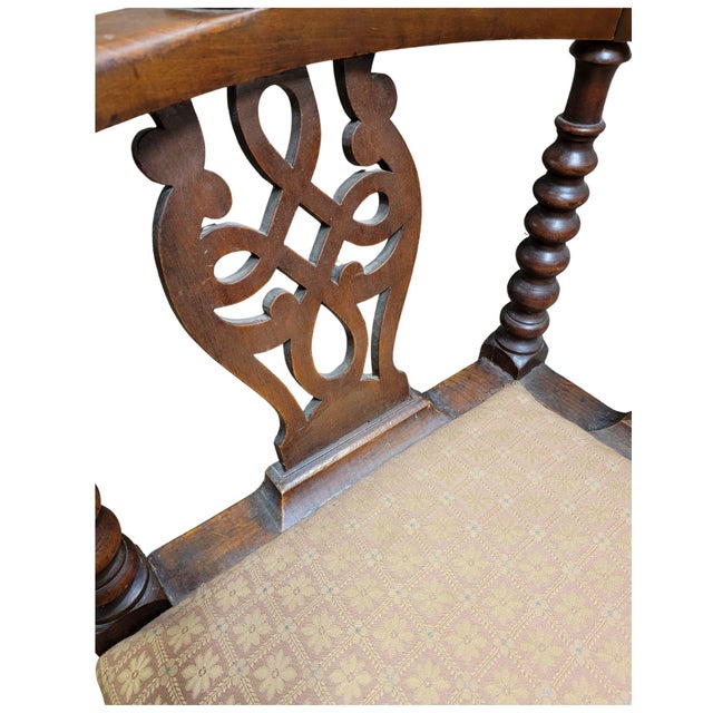 A Late 19th Century Bobbin Turned Corner Chair For Sale In Dallas - Image 6 of 6