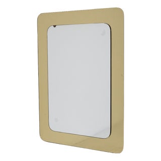 Wall Mirror with Stained Glass Frame For Sale